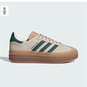 adidas Originals Gazelle Bold "Cream White/Green" Women's Shoe